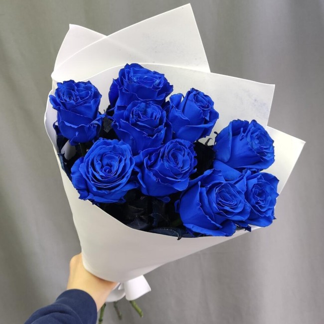 Букет цветов "Букет из синих роз" Букет цветов "Букет из синих роз"